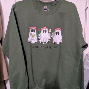 Gildan Green Heavy Blend Sweatshirt